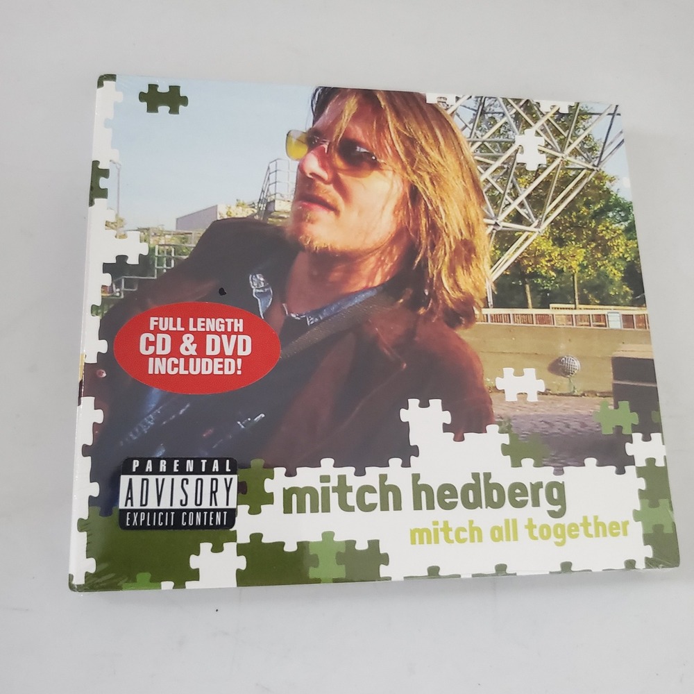 Mitch Hedberg Mitch All Together CD DVD 2003 Comedy Central Records CCR0024 New